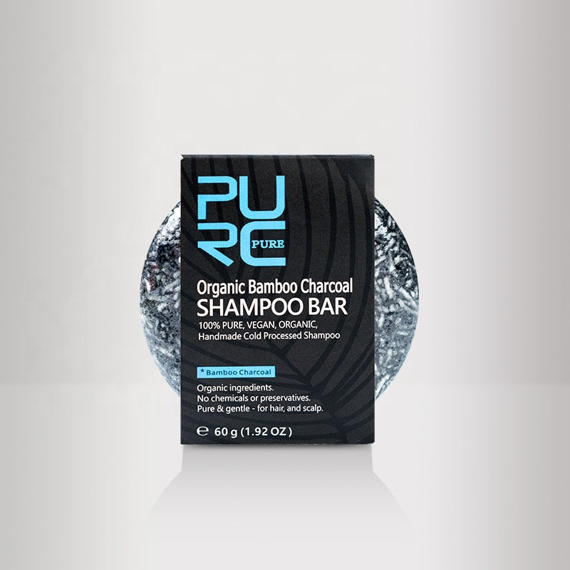 Hand-Extracted Bamboo Charcoal Shampoo Soap