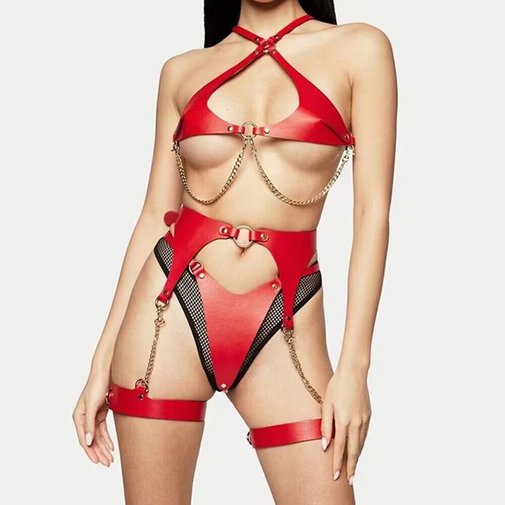 Leather Underwear Suit