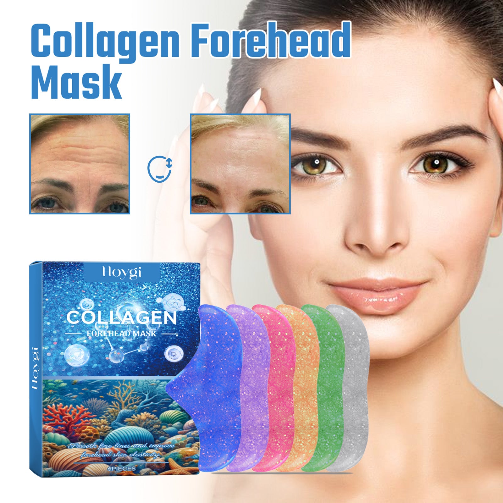 Hoygi Collagen Forehead Mask,