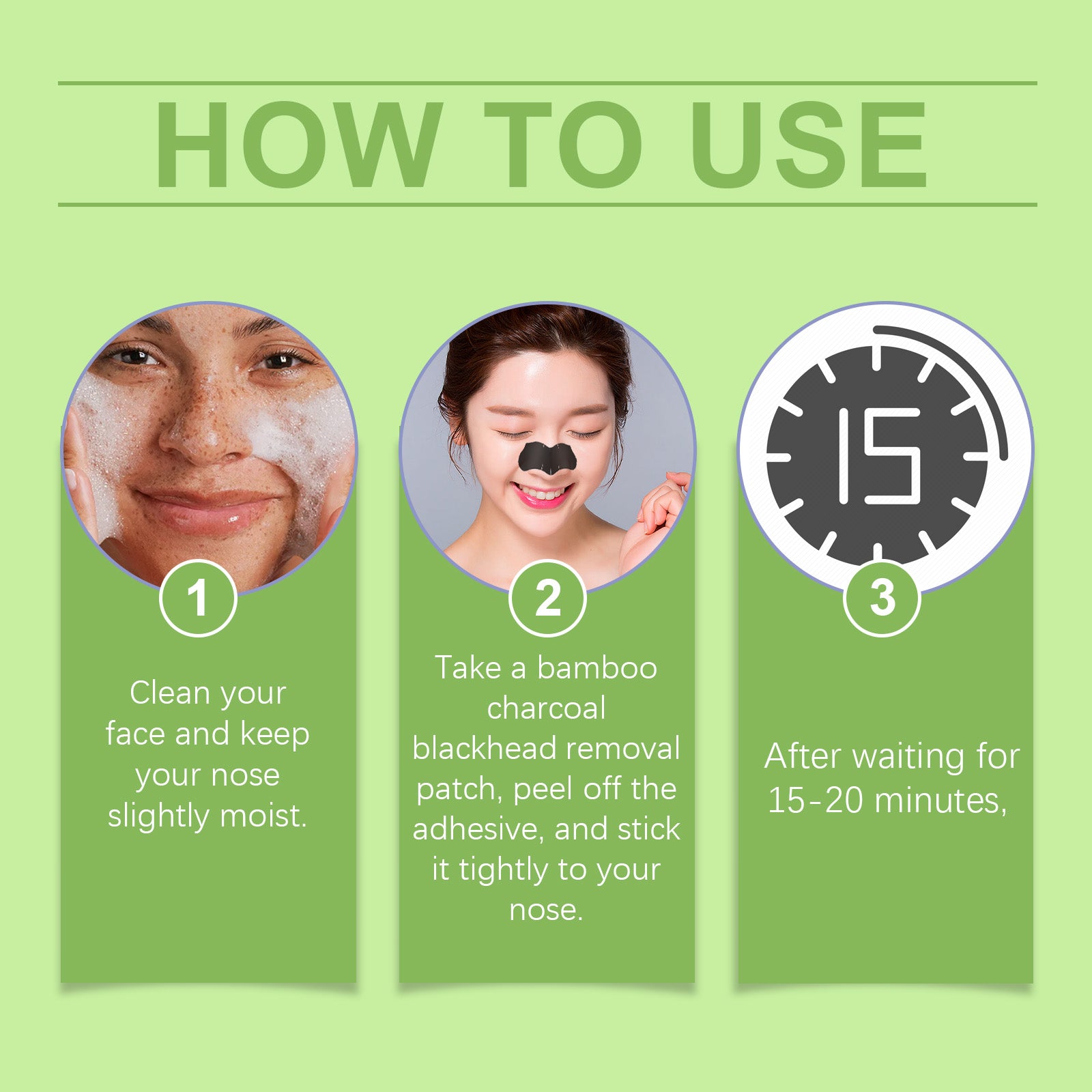 Hoygi Bamboo Charcoal Blackhead Patch