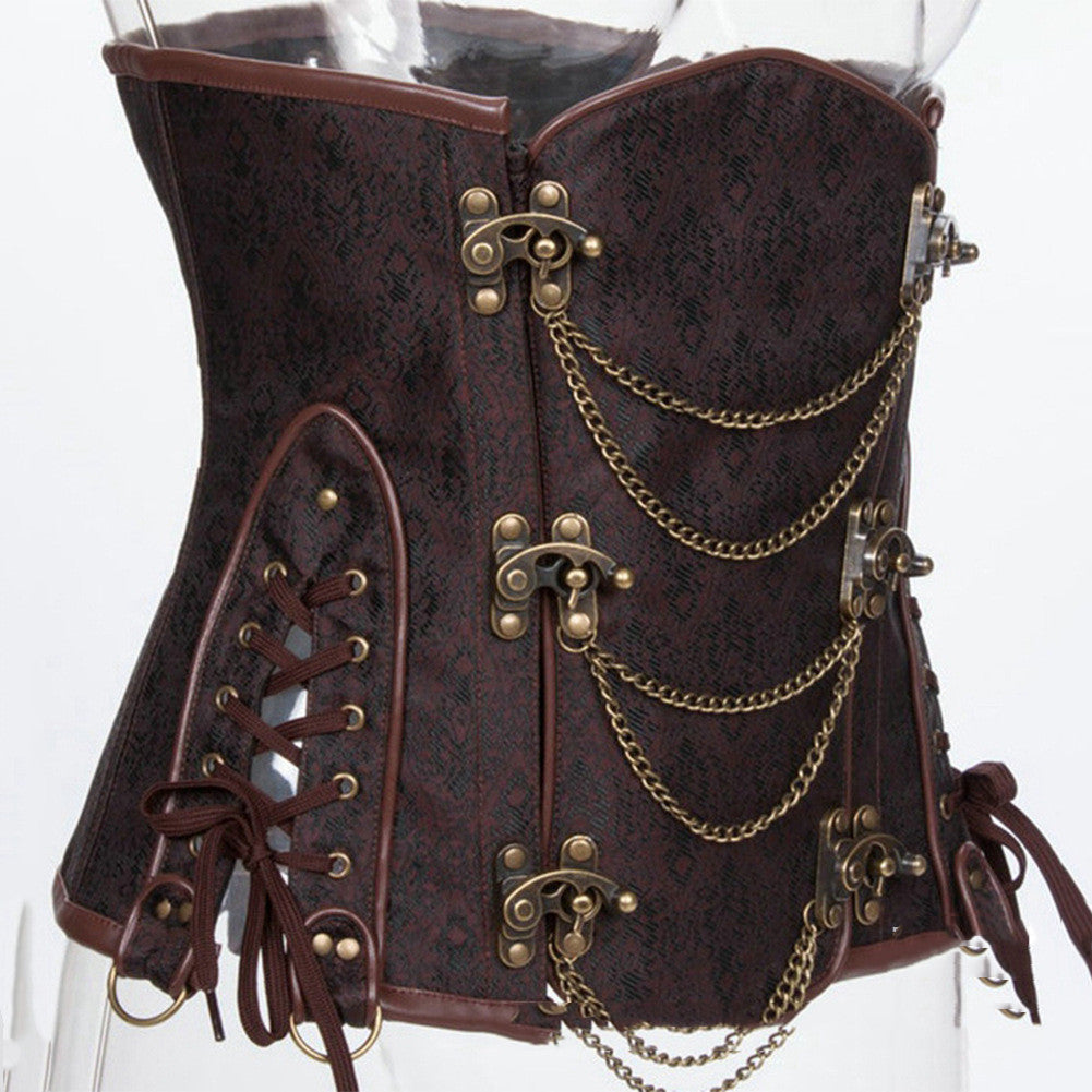 Metal Chain Punk Shapewear
