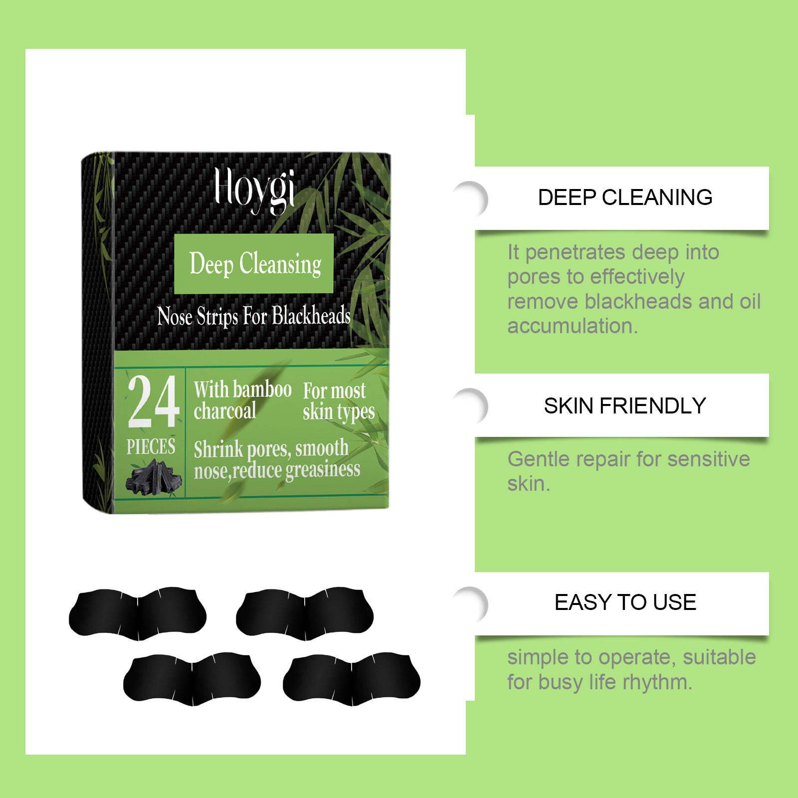 Hoygi Bamboo Charcoal Blackhead Patch