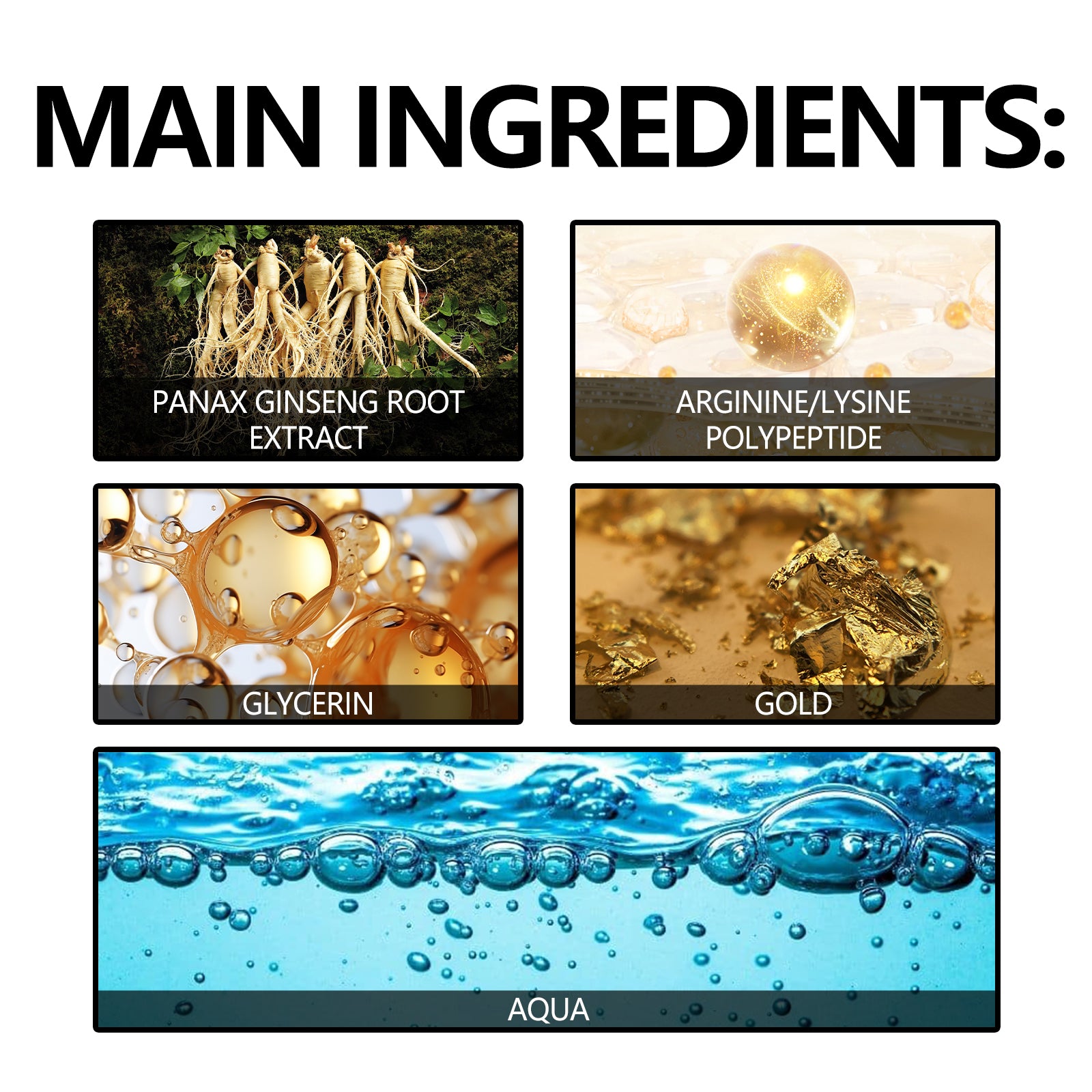 Hoygi Ginseng Gold Polypeptide Anti-Wrinkle Essence,