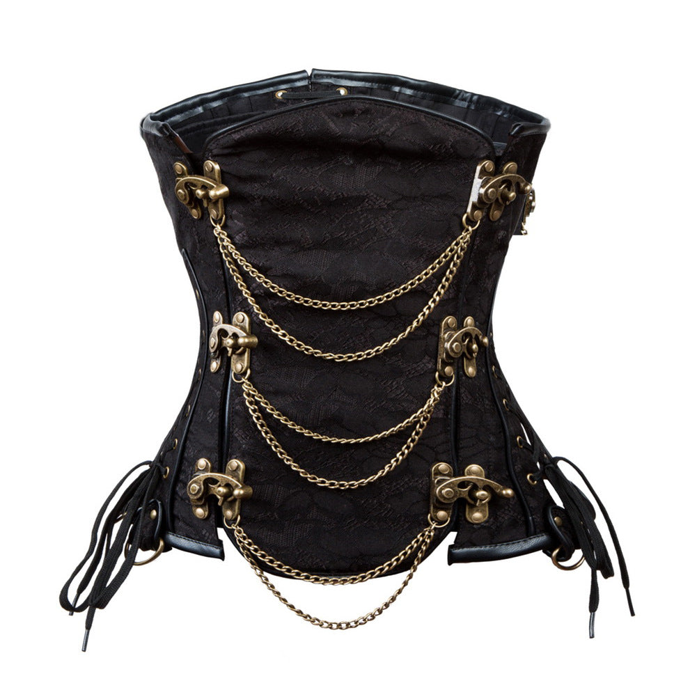 Metal Chain Punk Shapewear
